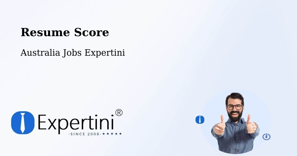 Resume Score & Job Description Match Tool – Raglan - Australia Jobs Expertini
